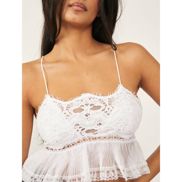 🎉 LAST CHANCE🎉 FREE PEOPLE Azami Backless Brami / White - Picture 7 of 9